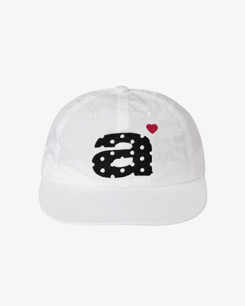 【AEAE】 DOT SMALL LETTER NYLON CAP [WHITE] キャップ 正規品