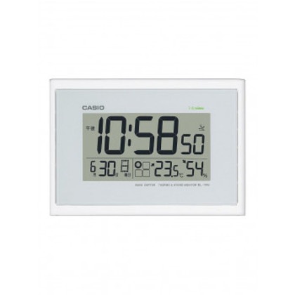 CASIO カシオ 掛置兼用時計 ホワイト IDL-100J-7JF
