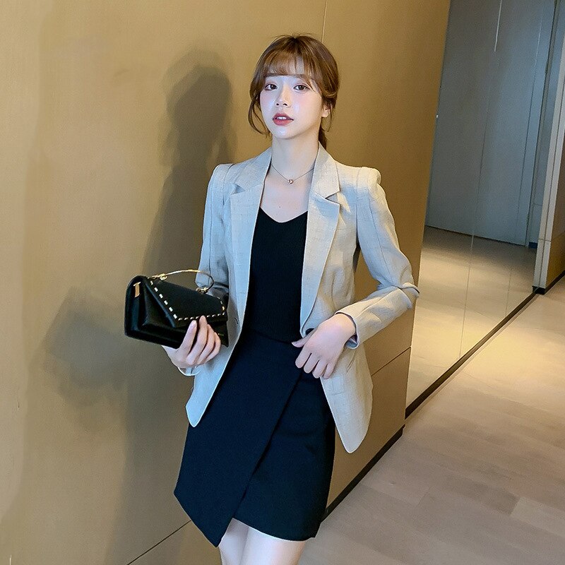 出荷が早い春ジャケットブレザー スーツ レディース オーバー 長袖 フォーマル スーツ セレモニースーツ 事務服 フォーマ春アウター春トレンチコート ジャケット 5,356円