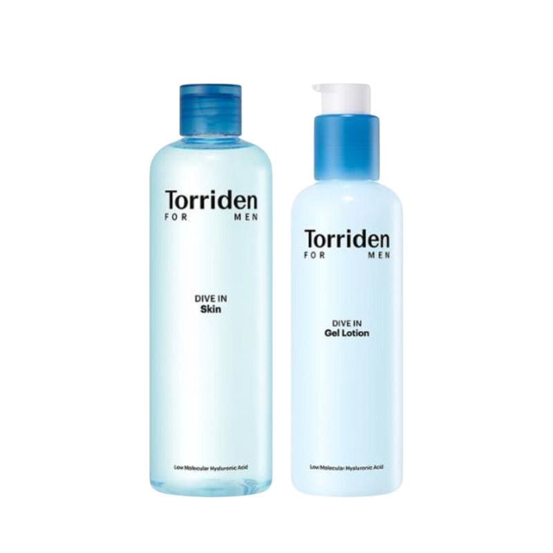 (男性用) ダイブイン低分子ヒアルロン酸 スキンローションセット(ジェルローション200mlスキン300ml)