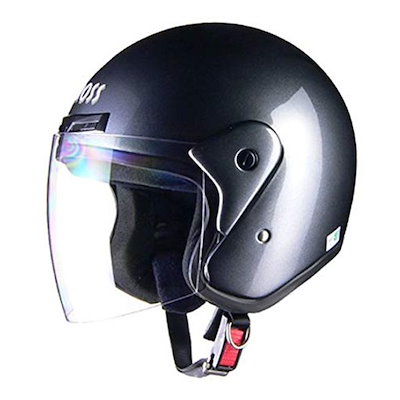 他サイト： CROSS CR-720 ジェットヘルメット ガンメタリック フリー 頭囲 57cm60cm未満 CR720ジェットヘルガンメタの商品画像