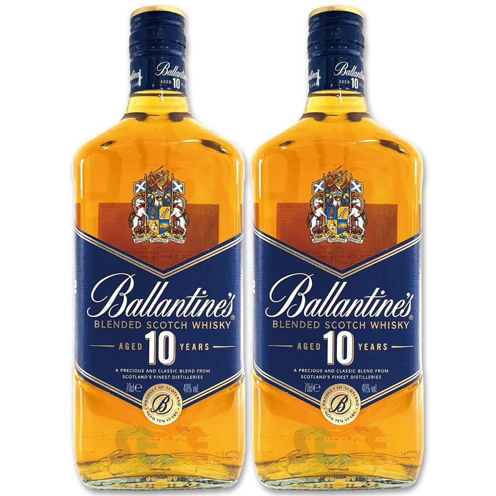 バランタイン 10年 700ml 2本セット 40％ ブレンデッド スコッチ ウイスキー 瓶 Ballantine’s 10 Year Old