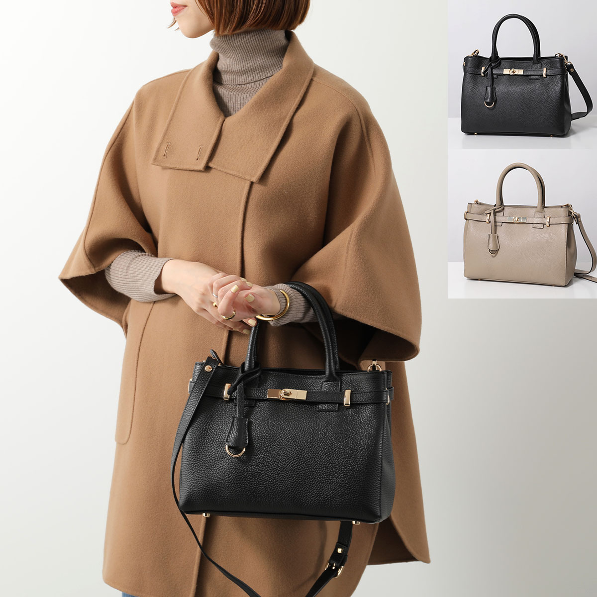 GIANNI NOTARO Carol J. ジャンニ ノターロ キャロルジェイ トートバッグ 413 レディース レザー ショルダーバッグ ハンドルバッグ 鞄 カラー2色