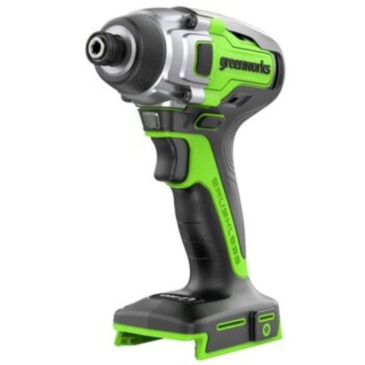 【倉庫直送】　Greenworks 24V 298N-m (2,640 in-Lbs) ブラシレスモーター搭載 インパクトドライバー