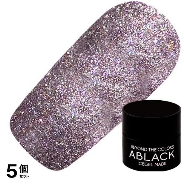 ICEGEL(アイスジェル) A BLACK スターギャラクシージェル 1165 MILKY WAY トープパープル 3g 5個セット