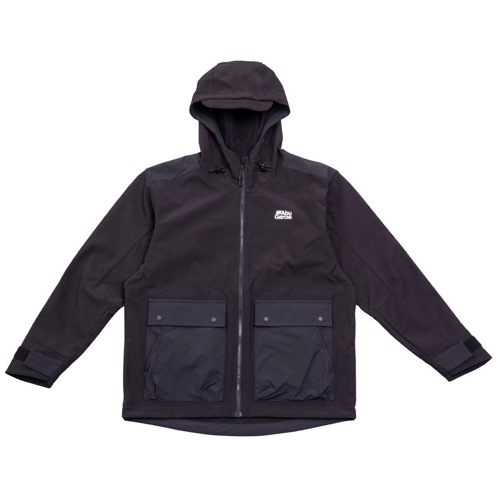 アブガルシア 1582360 ウィンドプルーフソフトシェルジャケット Lサイズ(ブラック) 1582360ABU