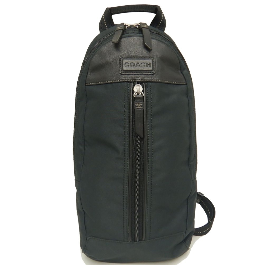 ヴァリック F70692 ボディバッグ スリング ナイロンxレザー ネイビー ブラック アウトレット/252779【中古】 6,856円