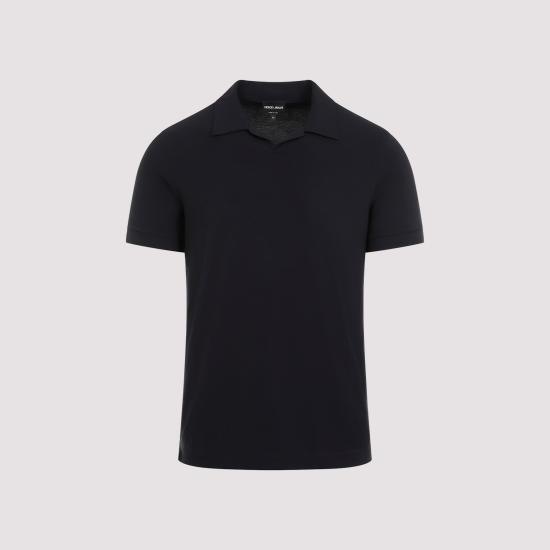 GIORGIO ARMANI Men Polo Shirts 3GSF51 SJP4Z UBSG BLU NAVY