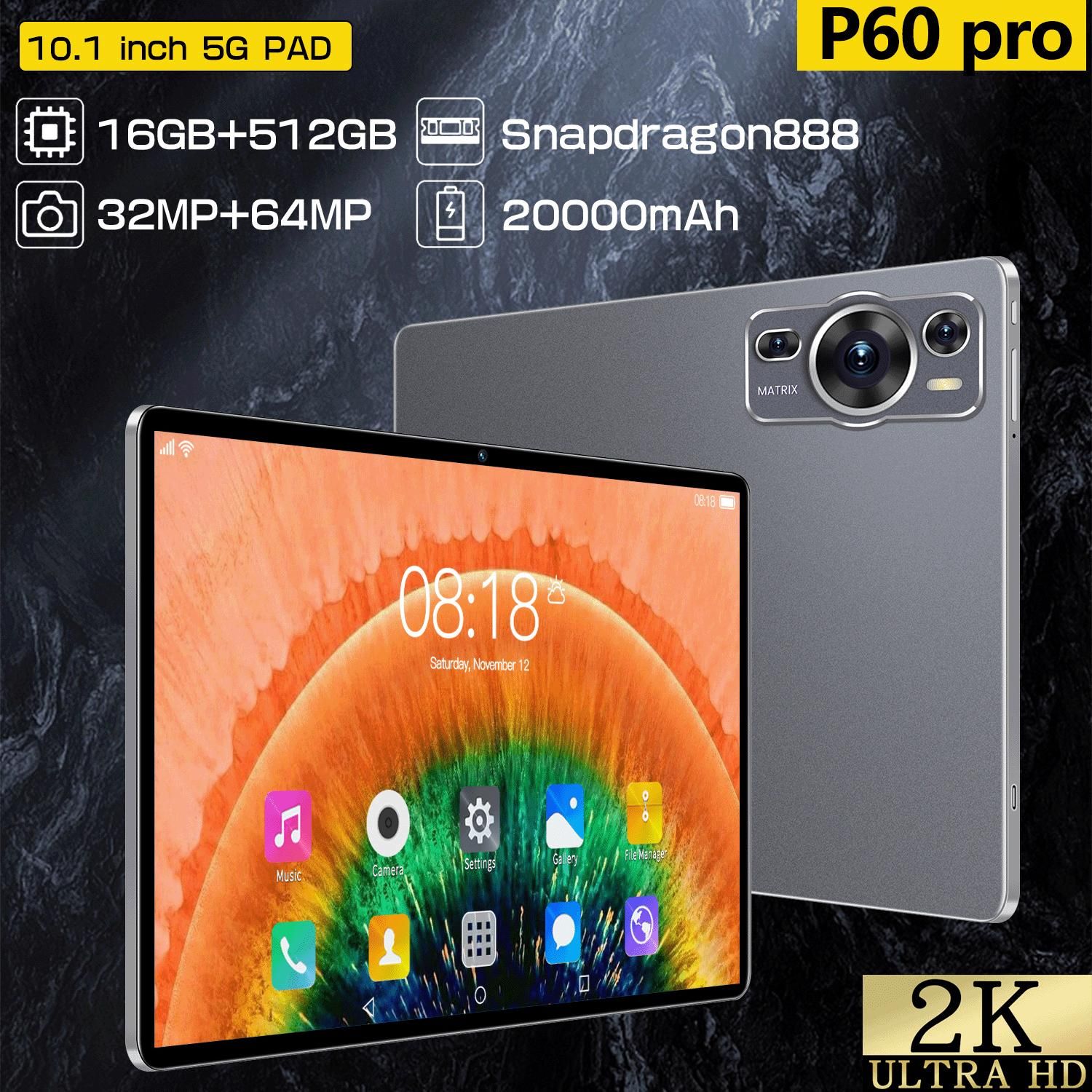 タブレット PC Android14.0 本体 10.1インチ 2560*1600 IPSディスプレイ SIM通話 12+256GB 最大256GB拡張 2.4G/5G WI-FIモデル