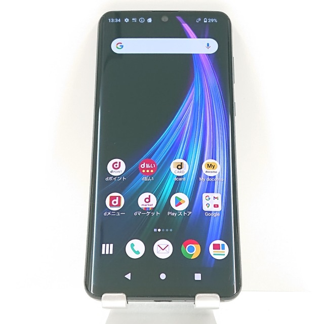 AQUOS zero2 SH-01M ドコモ アストロブラック 送料無料 本体 c08231 【中古】