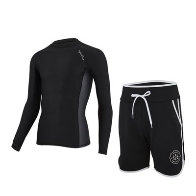 メンズラッシュガード+トランク ショートパンツ セットAQAMAH-TR