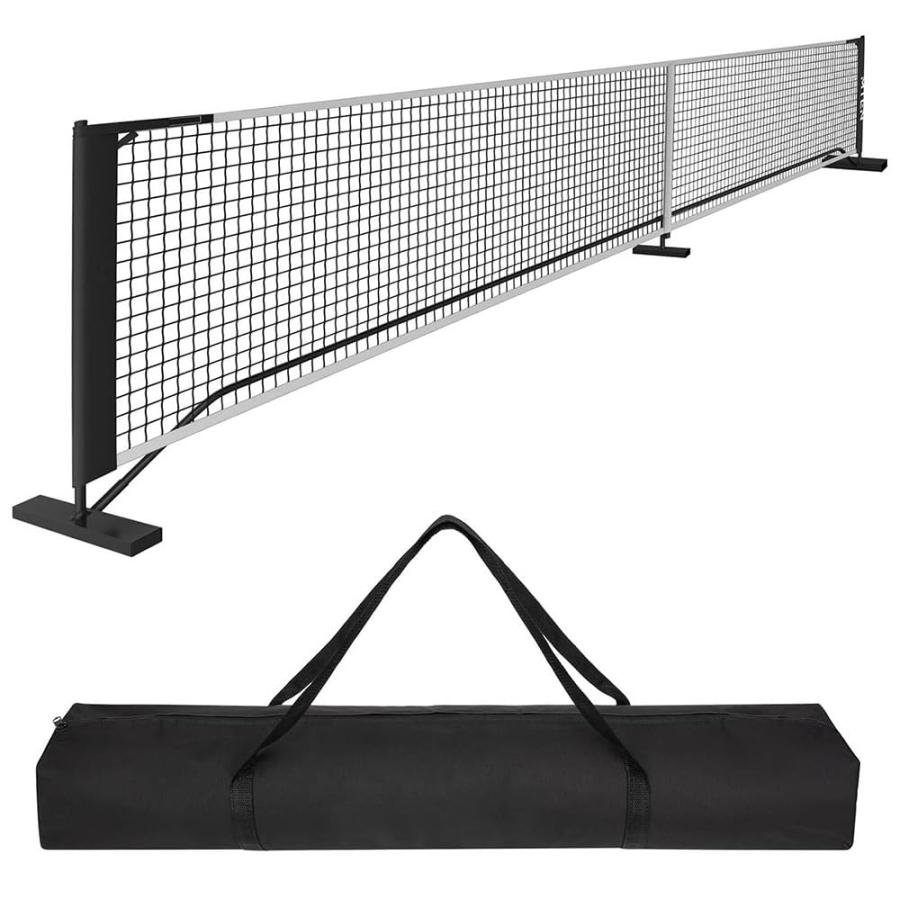 ピックルボールネット 標準サイズのピックルボール ネットの長さ 670cm/22FT ポータブルピックルボールネット 防水日焼け防止組み立てが簡単収納バッグ付