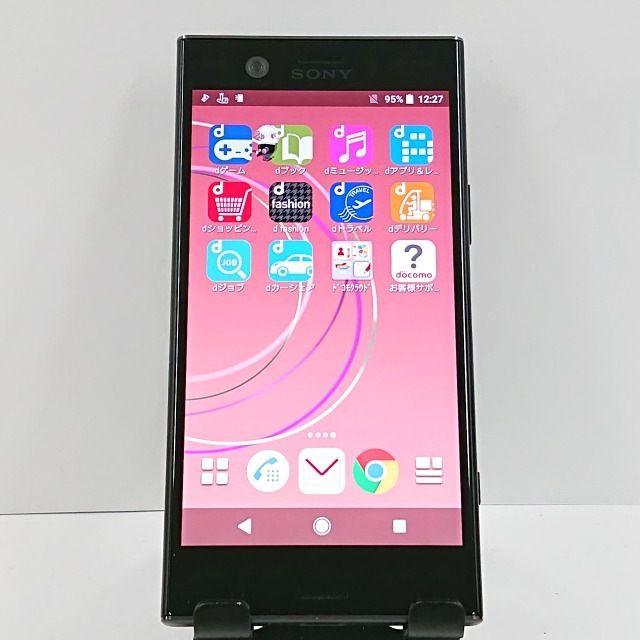 Xperia XZ1 Compact SO-02K ドコモ ブラック 送料無料 本体 c08908 【中古】