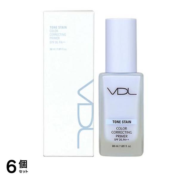 VDL トーン ステイン カラー コレクティング プライマー 03 ペールブルー 30g 6個セット
