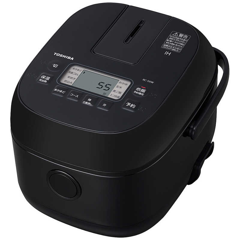 東芝　TOSHIBA　炊飯ジャ ［3合 /IH］ ブラック　RC-5XW-K