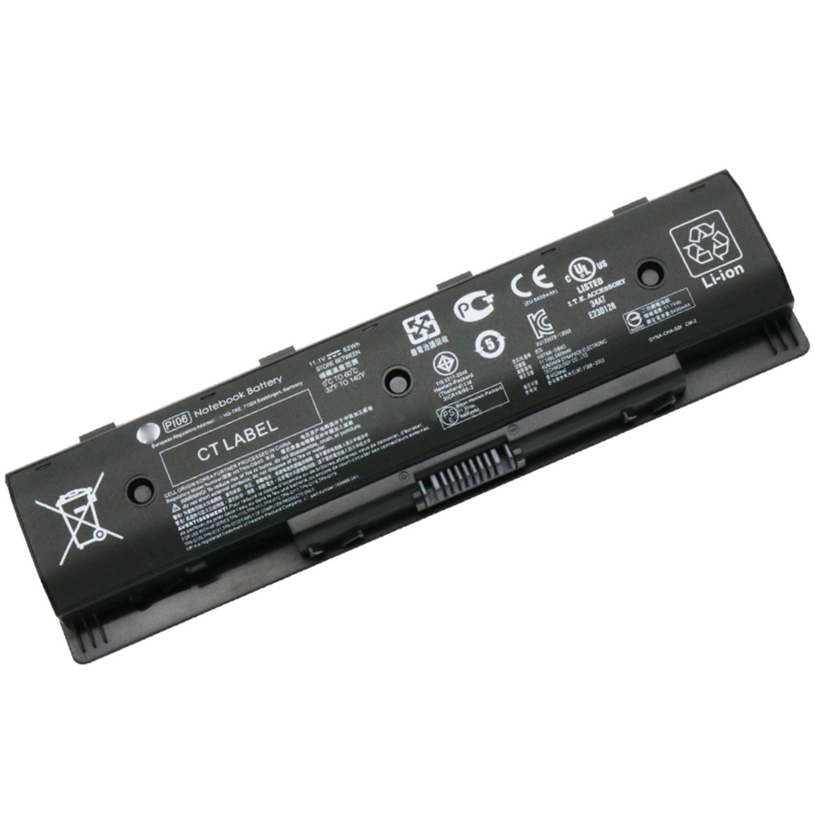 PI06 電池・HPノートパソコン互換 47Wh/4200mAh PI06 HSTNN-UB4O DB4O TPN-Q117 TPN-Q118 TPN-Q119 TPN-Q120 交換用のバッテリー
