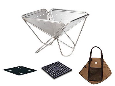 他サイト： Snow Peak(スノーピーク) (snow peak) 焚火台Lスターターセット SET-112S ステンレス キャンプ アウトドアの商品画像