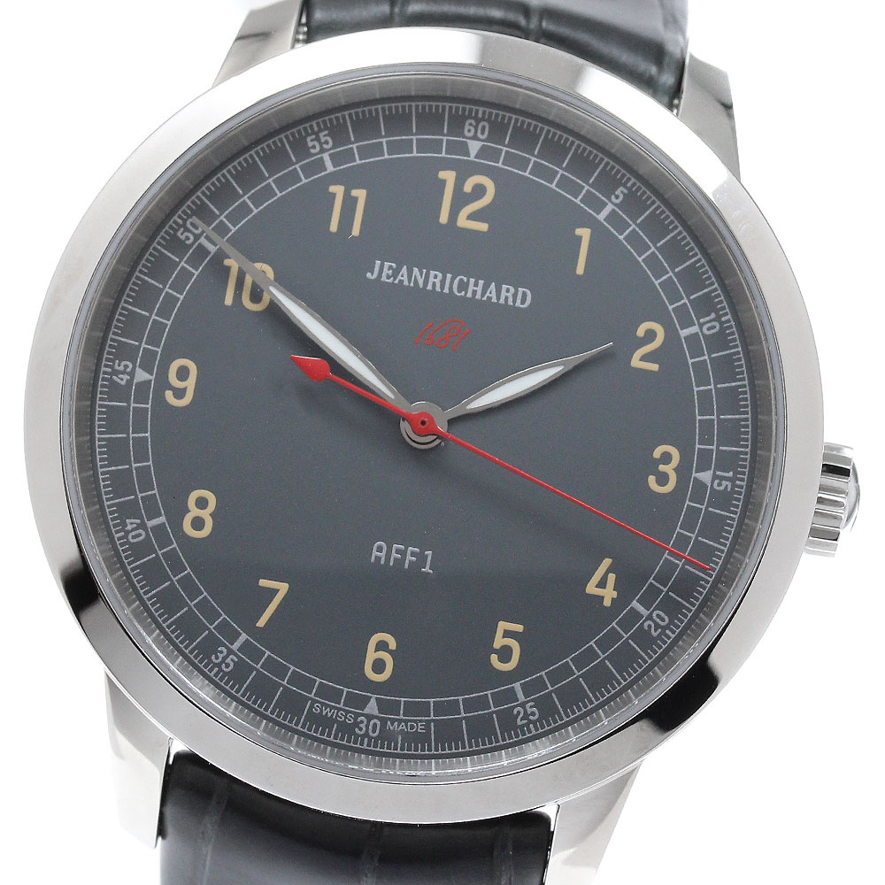 ジャンリシャール JEANRICHARD 60300-11-211-AA2 1681 自動巻き メンズ 極美品 _962266【中古】