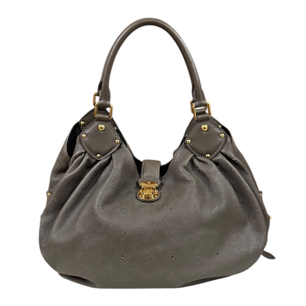 ルイヴィトン L マヒナ ショルダーバッグ モノグラムマヒナ M93121 グレー LOUIS VUITTON 中古