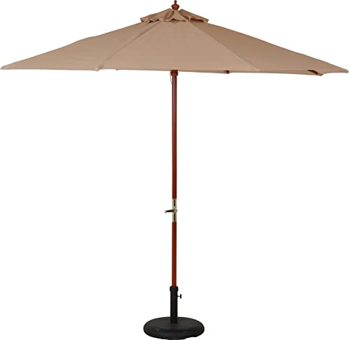 不二貿易 パラソル 幅250*奥行250*高さ254* アイボリー ガーデン 木製 直径270cm 13,221円