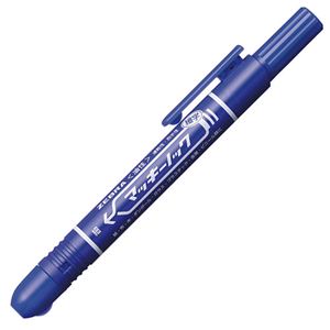 (まとめ) ゼブラ 油性マーカー マッキーノック 細字 青 P-YYSS6-BL 1本 (×30セット)