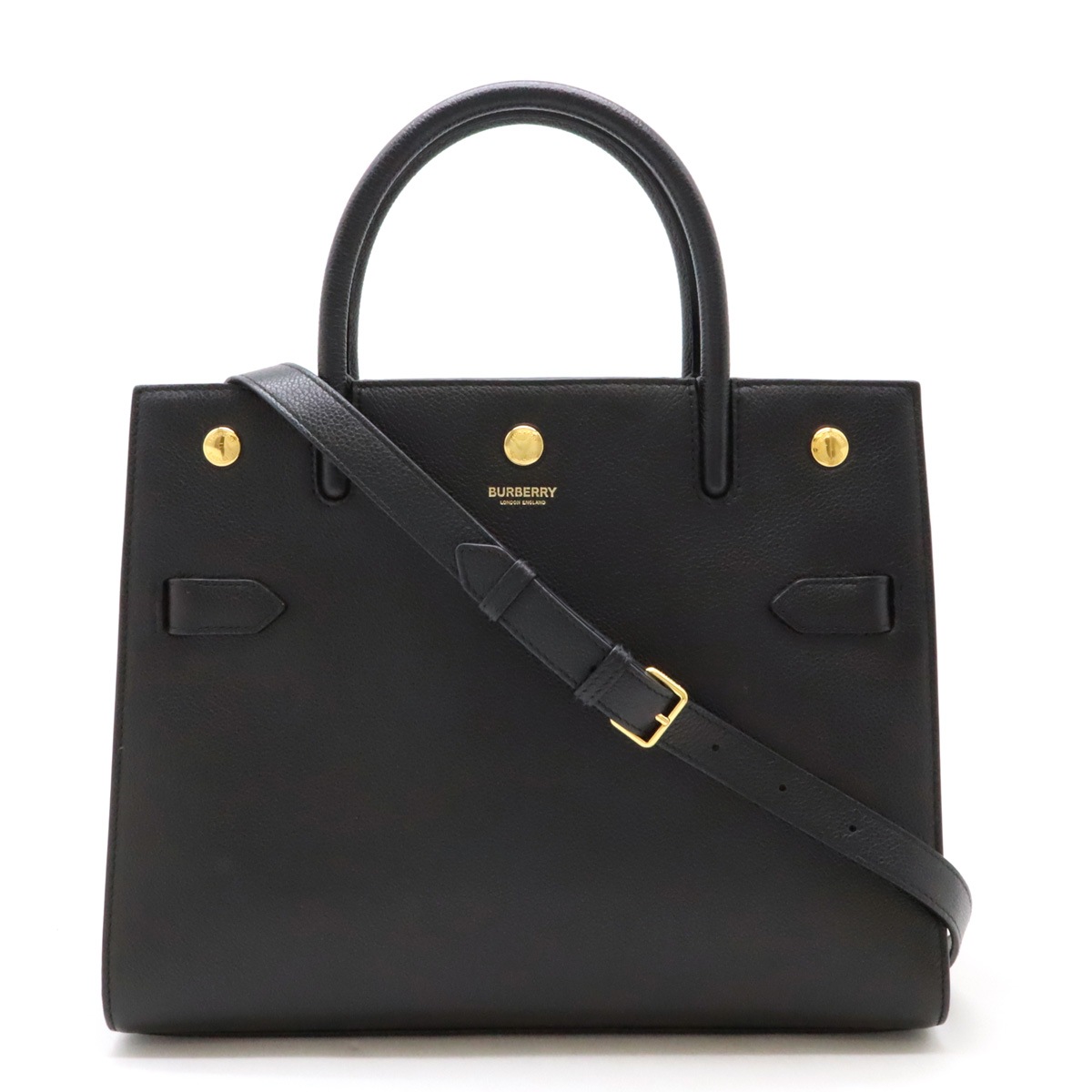 ハンドバッグ トートバッグ 2WAY ショルダーバッグ レザー ブラック 黒 ゴールド金具 802468 32,370円