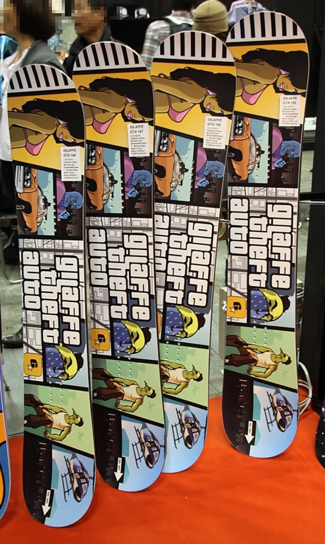 送料込み GILAFFE SNOWBOARDS GTA ジラーフ スノーボード