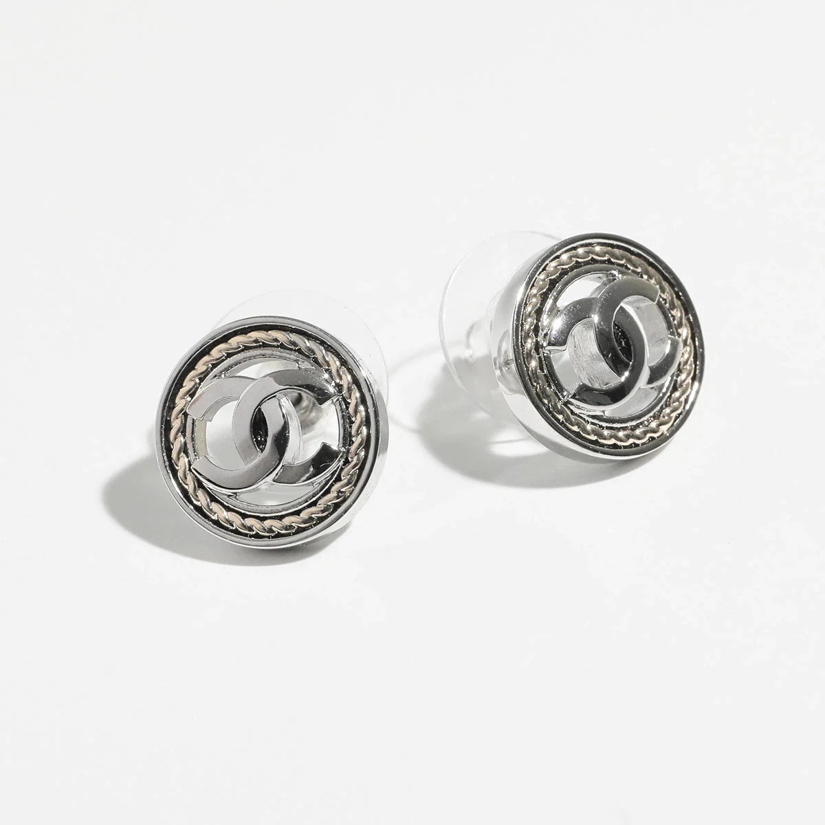 CHANEL シャネル ピアス ABG126 B21257 レディース CCマーク ココマーク サークル メタル ロゴ スタッド アクセサリー U2305 90,730円