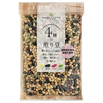 4種の煎り豆ミックス 500g 国産 煎り大豆 無塩 無添加...のサムネイル