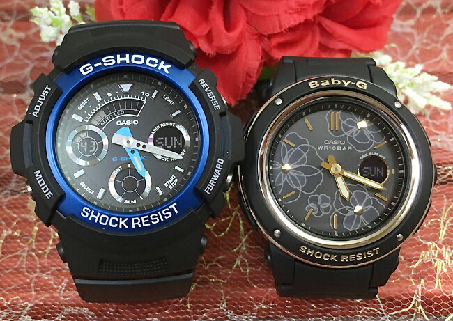 恋人たちのGショック ペアウオッチ G-SHOCK BABY-G ペア腕時計 カシオ 2本セット gショック ベビーg アナデジ AW-591-2AJF BGA-150FL-1AJF g