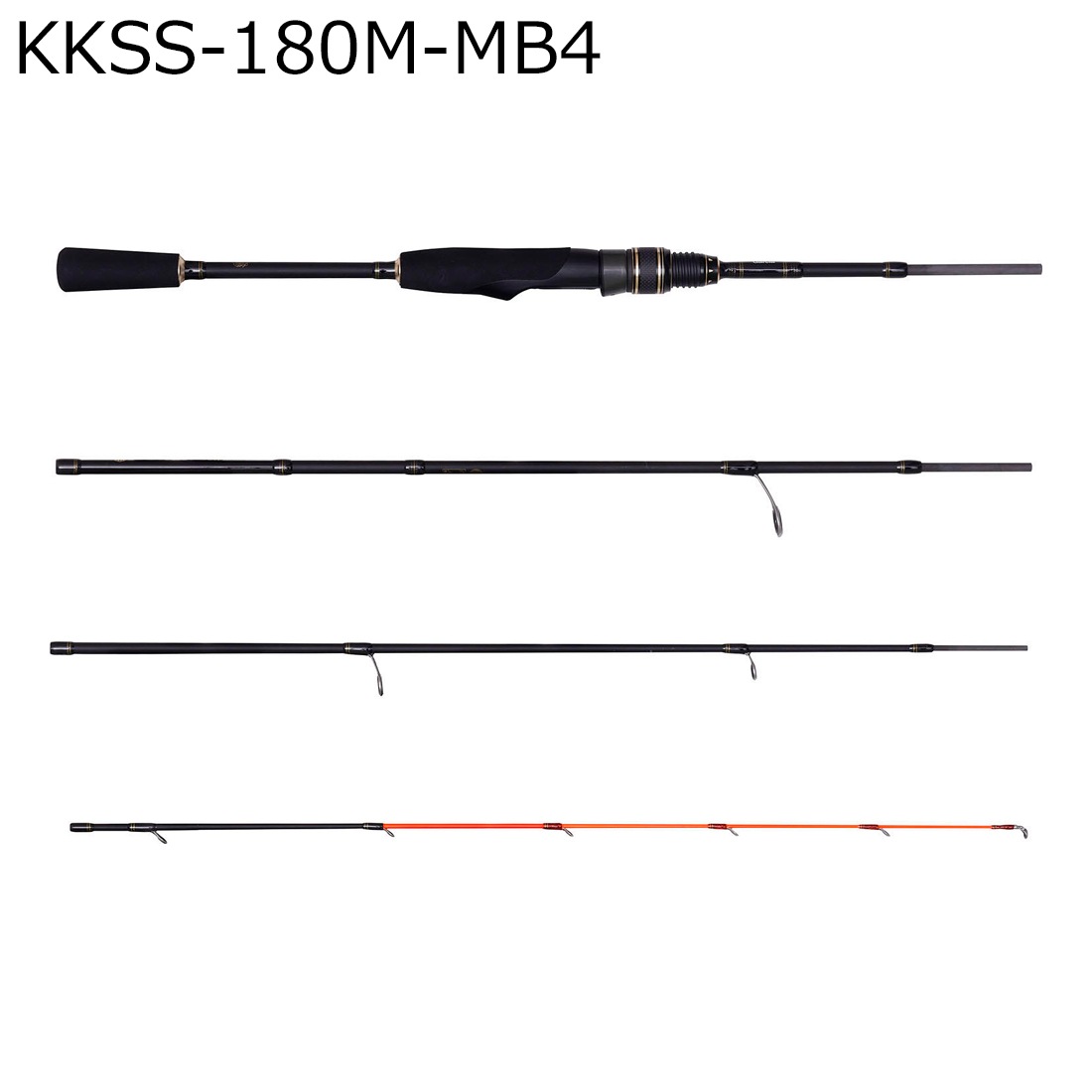 アブガルシア KKSS-180M-MB4 黒船 モバイル KKSS-180M-MB4 キス 8:2調子 1639781ABU