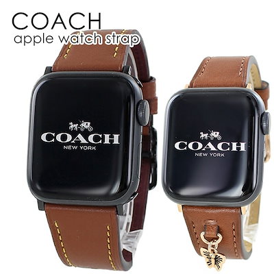 コーチ アップルウォッチ バンド ペア 2本セット Apple Watch 8 7 SE 記念日 クリスマスプレゼント