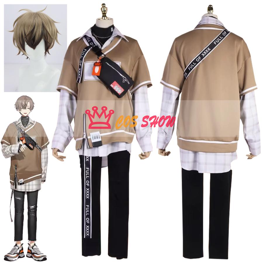 新品販売!バーチャル VTuber アルバーン・ノックス Alban Knox 新衣装 コスプレ衣装 cosplay 仮装 ウィッグ能 イベント クリスマス ハロウィン ステージ 文化祭