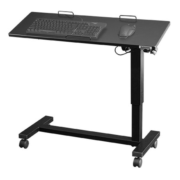 ゲーミングベッドテーブル 幅900×奥行305×高さ530760mm/ブラック BHT-900G-BK