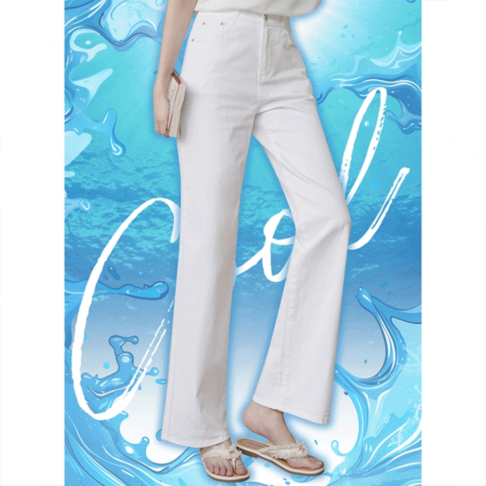 クリック＆ファニー ワイドコットンパンツ [S,M,L,XLサイズ]