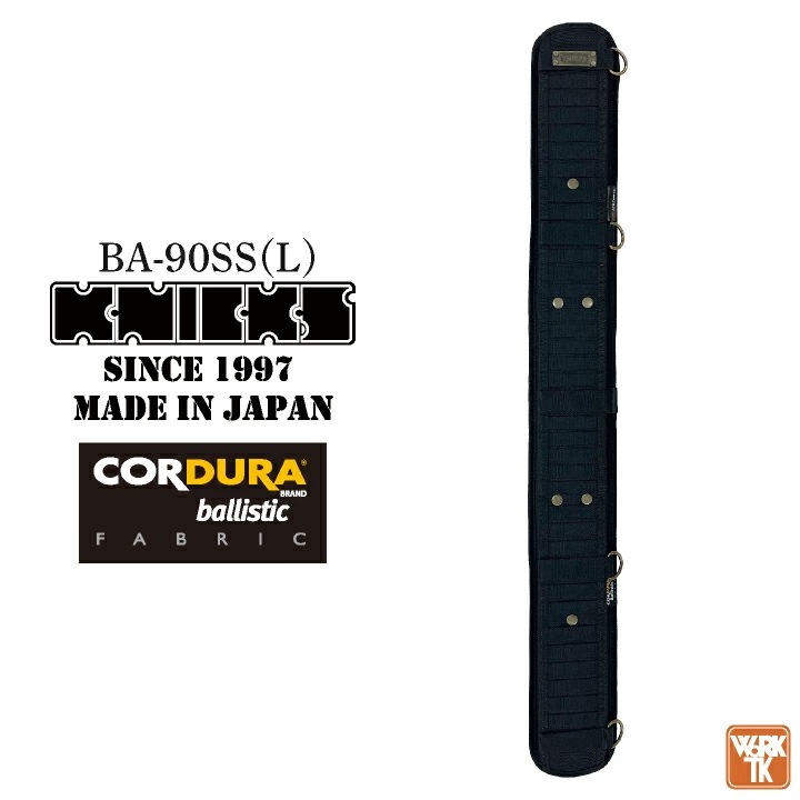 [即日出荷] KNICKS ニックス 腰ベルトL(90) 腰袋 工具入れ コーデュラ バリスティック /nx-ba-90ss