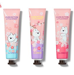 the saem(ザ セム) パヒューム ハンド ベルベット クリーム 30mlすこぶる動くちびウサギ さくらエディション