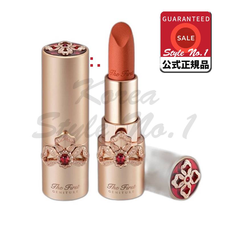 ザファーストジェネチュアシアーベルベット口紅3.8gオレンジコーラル