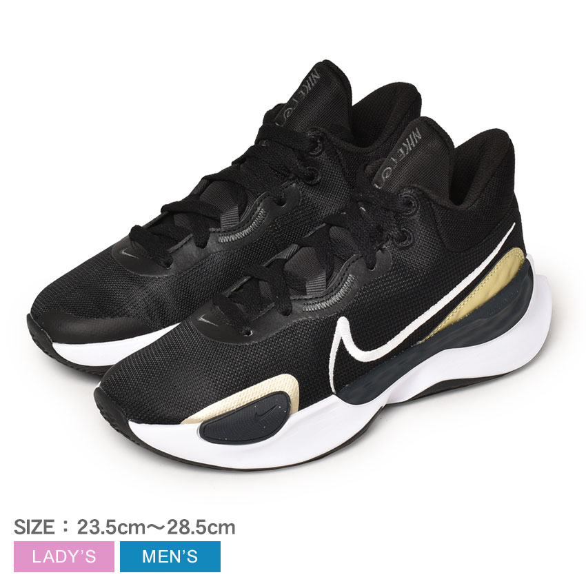 メンズ レディース 靴 黒 バッシュー バスケットボール シューズ スニーカー ミドルカット ミッドカット ブランド リニュー エレベート III DD9304-003 スポーツ 試合 部活