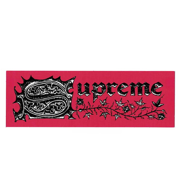 Qoo10] Supreme 非売品のステッカー