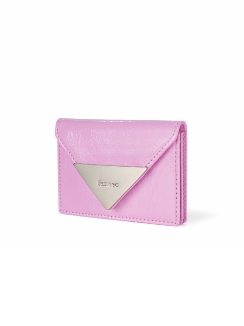 【FENNEC】 CRINKLE TRIANGLE ACCORDION POCKET D - COOL PINK 財布 正規品