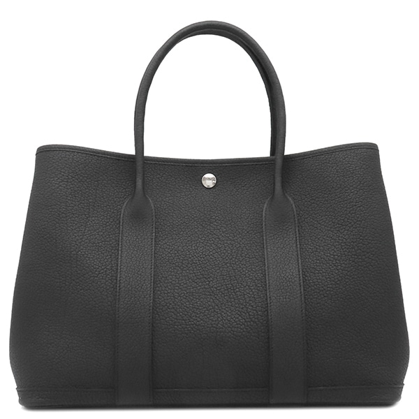 エルメス トートバッグ ガーデンパーティー PM ネゴンダ ブラック シルバー金具 黒 B刻印 【箱】【中古】