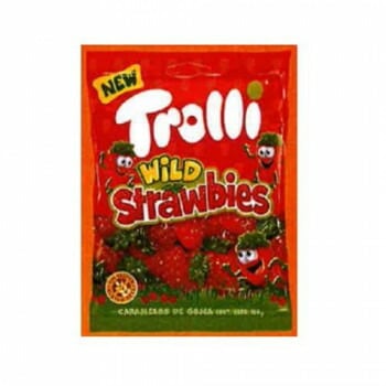 Trolli（トローリ） グミキャンディ ワイルドストロービーズ 100gx12個セット 00120029