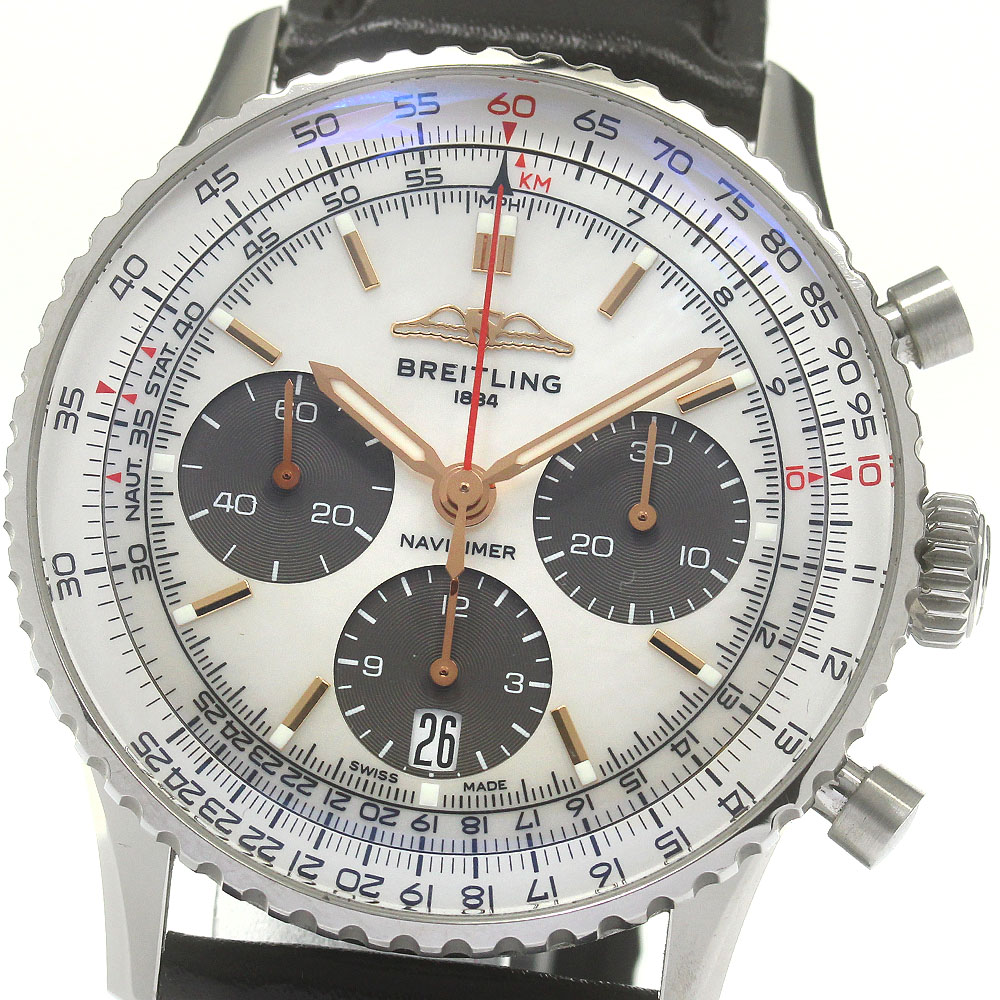 ブライトリング BREITLING AB0139 ナビタイマー B01 クロノグラフ 自動巻き メンズ 良品 _847893【中古】 406,845円