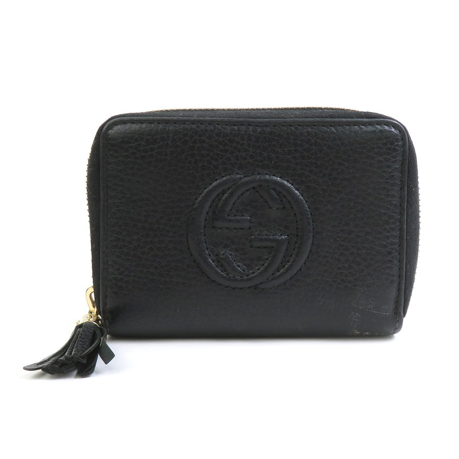 グッチ GUCCI コインケース ソーホー レザー ブラック ユニセックス 598209 h31585a