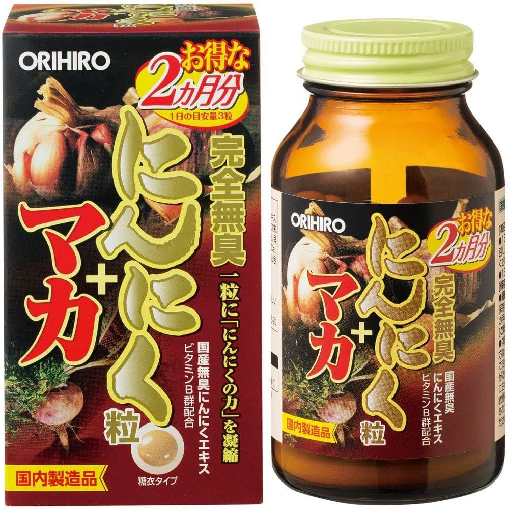 オリヒロ 完全無臭にんにく粒 １８０粒 ３本セット