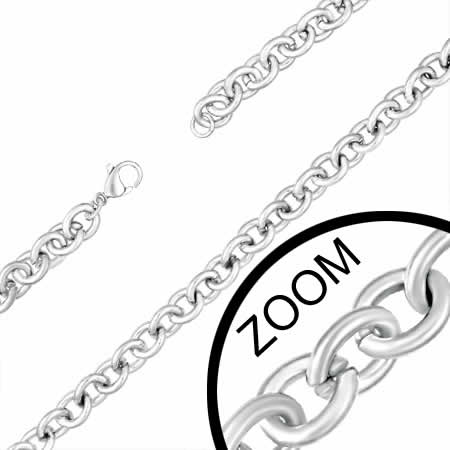 8.0mmあずきチェーン ネックレス 首飾り サージカルステンレス316L アクセサリー シンプル 長い 短い ロング ショート 男性 プレゼント 定番 太い 小豆 彼氏 stc00czo061xx