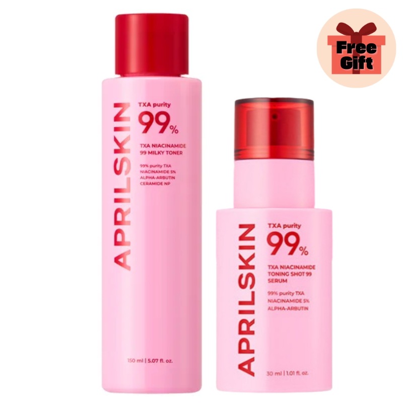 [2種 セット] TXAトーニングショット99セラム30ml + TXA99ミルキートナー 150ml /(美容液/化粧水/痕跡ケア/トーンケア/ナイアシンアミド/韓国コスメ)