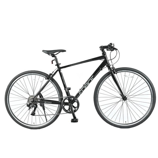 サギサカ クロスバイクアルミ FORCE Caroline 80C BK 7段変速 9302 メーカー直送