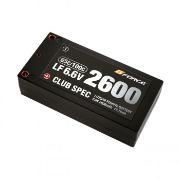G-FORCE ジーフォース CLUB SPEC LiFe 6.6V 2600mAh GFG102